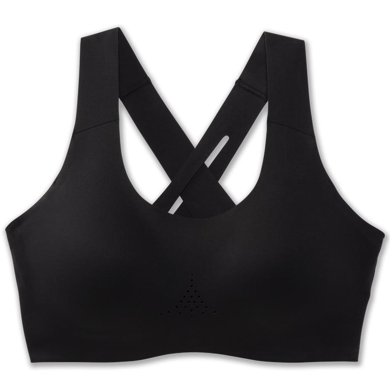 Brooks Women's Dare Crossback 2.0 Sports Running Bra - Black (DXSM72386)